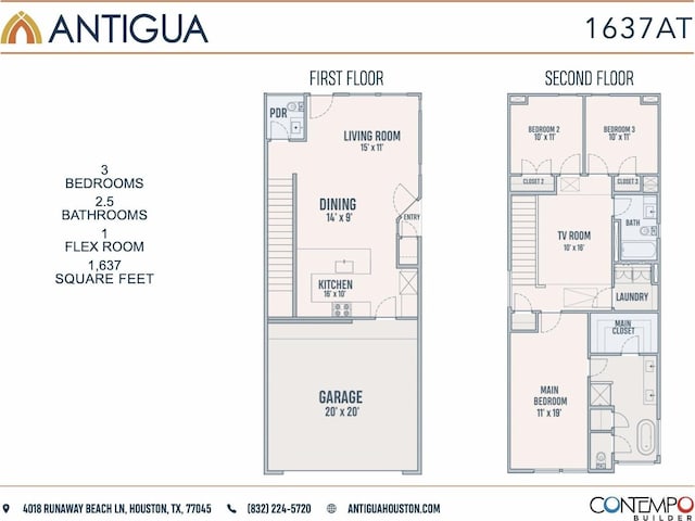 4020 Boho Ln, Houston, TX 77045 - room layout