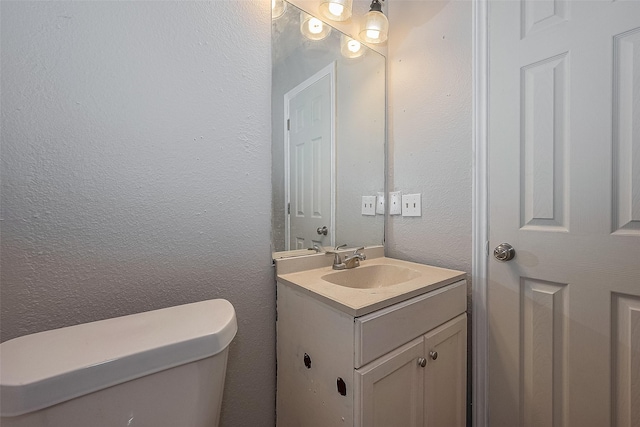 8621 Rustling Lvs Dr, Houston, TX 77083 - bathroom featuring toilet and vanity