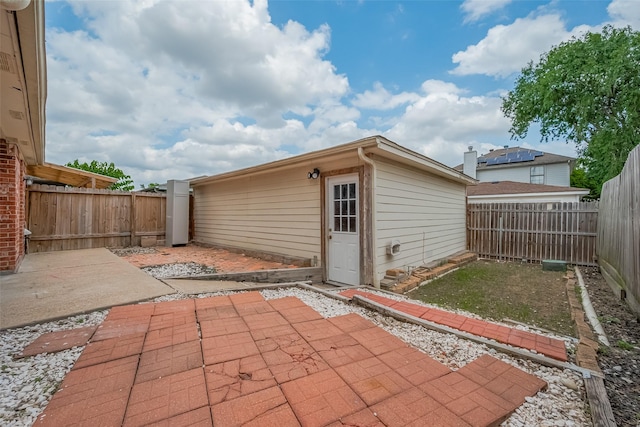 8621 Rustling Lvs Dr, Houston, TX 77083 - fenced backyard with a patio