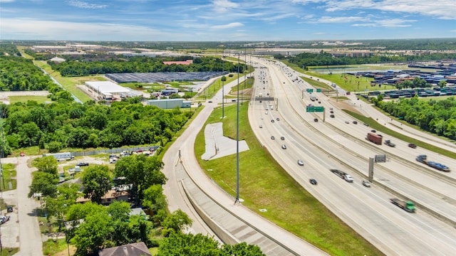 8402 Bassett St, Houston, TX 77051 - bird's eye view of a major roadway and a tree filled landscape