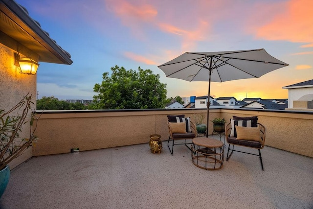 1604 Fowler St, Houston, TX 77007 - view of patio / terrace with a balcony