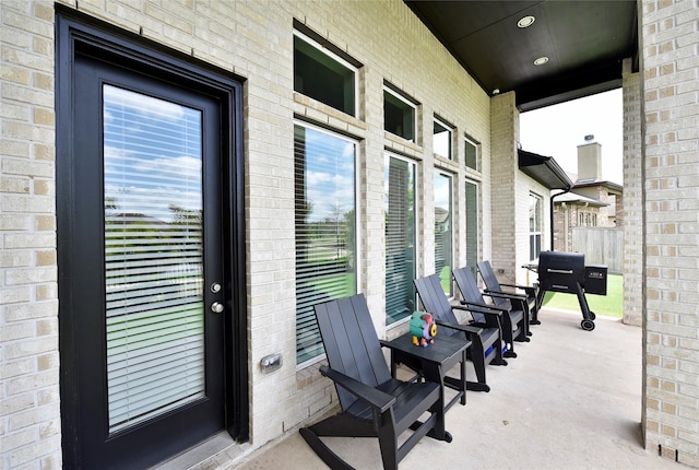 22911 Pearl Glen Dr, Richmond, TX 77469 - view of patio / terrace featuring grilling area