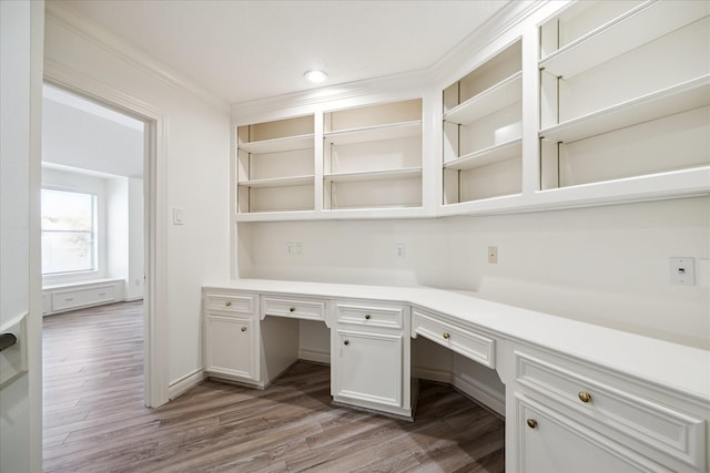 4111 Thistle Hill Ct, Sugar Land, TX 77479 - unfurnished office with built in study area and wood finished floors