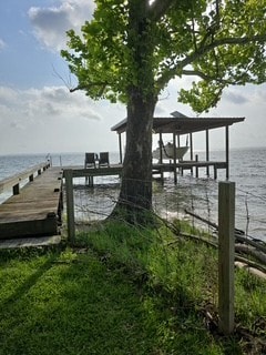 480 Johnson Rd, Coldspring, TX 77331 - dock area with a water view