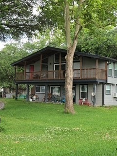 480 Johnson Rd, Coldspring, TX 77331 - back of property with a yard