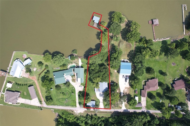 480 Johnson Rd, Coldspring, TX 77331 - aerial view of property's location featuring property boundaries highlighted