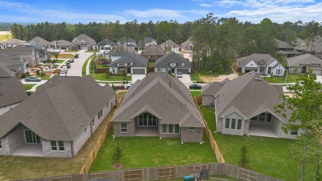 12834 Forest Garden Ct, Conroe, TX 77302 - aerial view of residential area