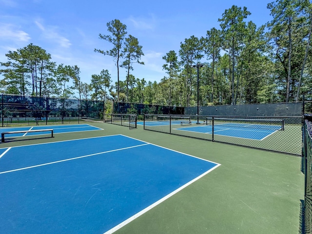 4051 Ashland Woods Dr, Spring, TX 77386 - view of tennis court featuring community basketball court