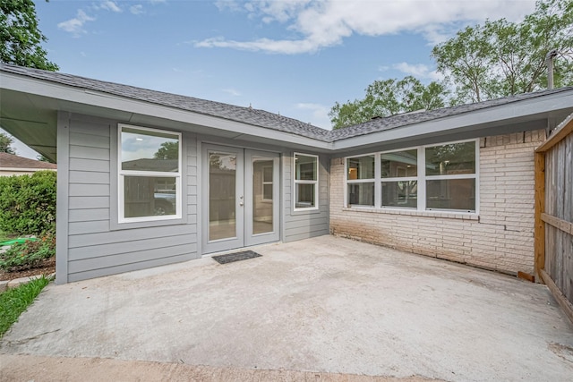8314 Burning Hills Dr, Houston, TX 77071 - view of patio / terrace with french doors