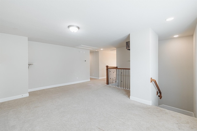 16719 Highland Country Dr, Cypress, TX 77433 - empty room featuring attic access, carpet floors, recessed lighting, and baseboards