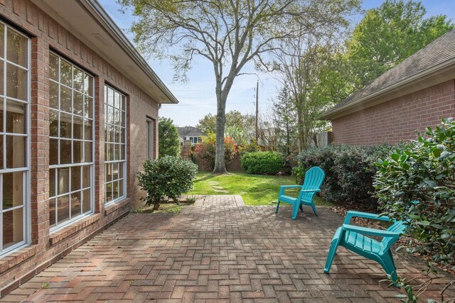 1327 Mission Chase Dr, Houston, TX 77077 - view of patio / terrace