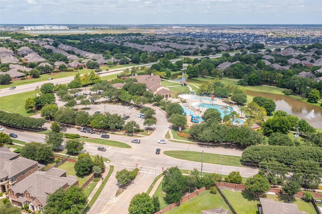 10827 Naburn Gate, Richmond, TX 77407 - aerial perspective of suburban area featuring a pool
