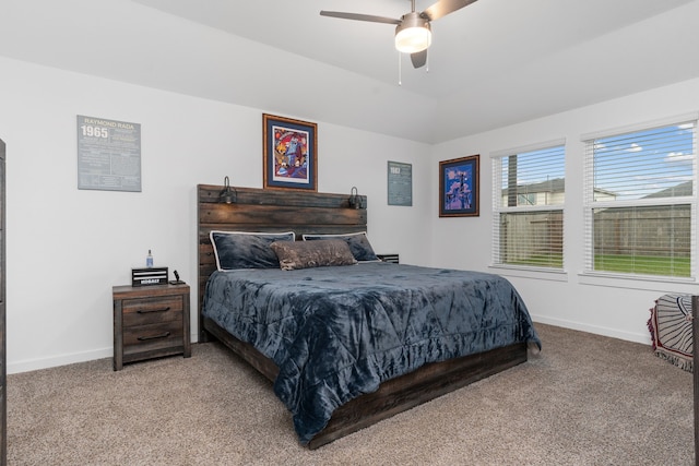 30114 Ousel Falls Ln, Fulshear, TX 77494 - bedroom featuring carpet flooring, baseboards, and a ceiling fan