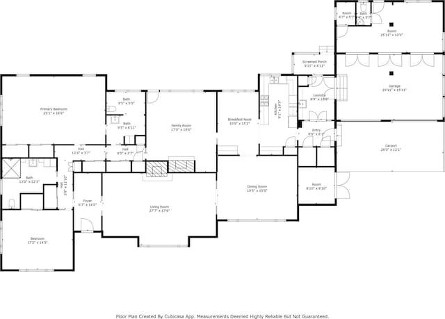1403 N Thompson St, Conroe, TX 77301 - floor plan / room layout