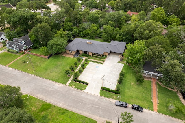 1403 N Thompson St, Conroe, TX 77301 - aerial view