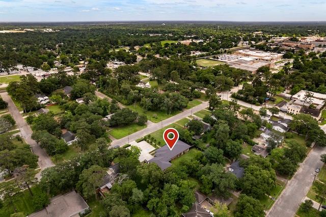 1403 N Thompson St, Conroe, TX 77301 - aerial overview of property's location