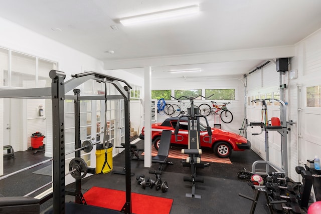 1403 N Thompson St, Conroe, TX 77301 - view of exercise room