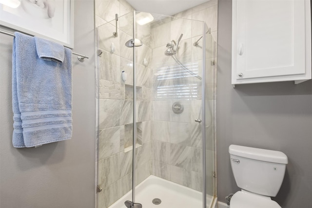 4620 Springfield Ln, Brenham, TX 77833 - full bathroom featuring toilet and a shower stall