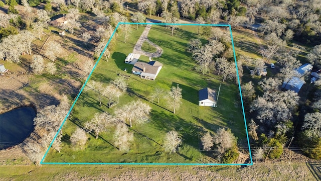 4620 Springfield Ln, Brenham, TX 77833 - view of rural area with property parcel outlined