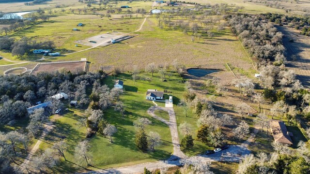 4620 Springfield Ln, Brenham, TX 77833 - aerial view of property and surrounding area featuring rural landscape
