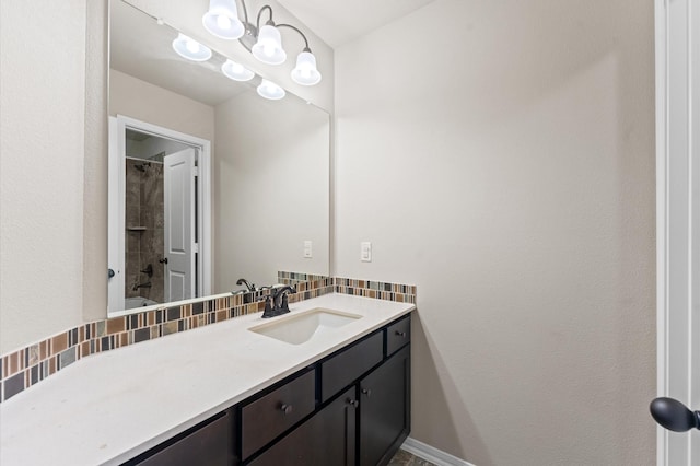 10115 Cypress Path, Missouri City, TX 77459 - full bathroom featuring backsplash and vanity