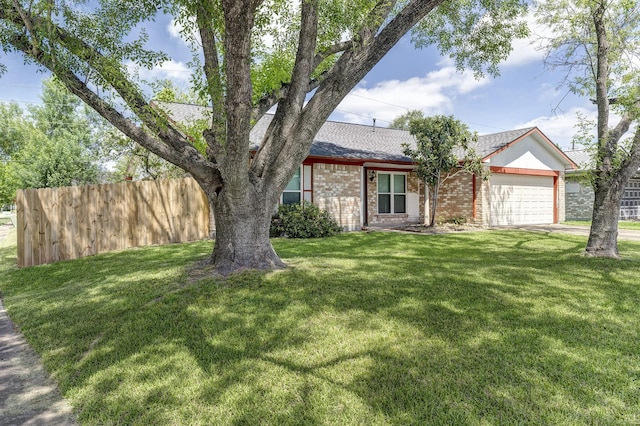 3826 Brier Gardens Dr, Houston, TX 77082 - view of front of home with a garage, brick siding, roof with shingles, and concrete driveway