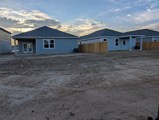 349 Tejas Trl, Waller, TX 77484 - view of back of house at dusk