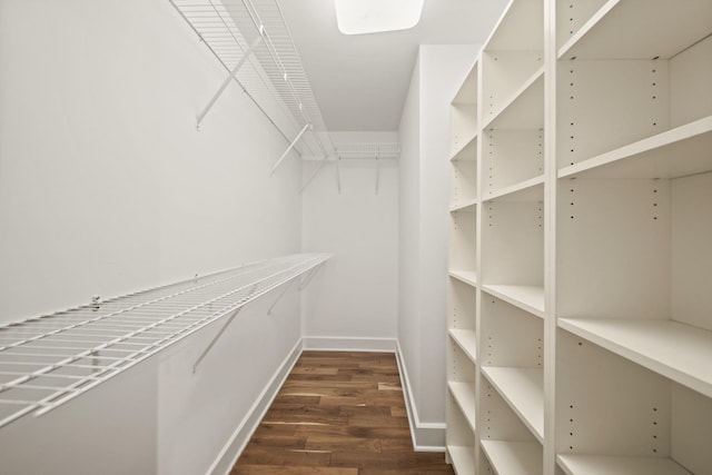 3810 Bellefontaine St, Houston, TX 77025 - spacious closet featuring dark wood-type flooring