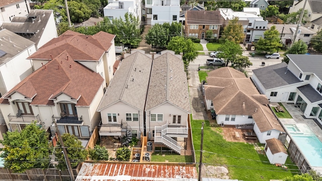 1226 Peden St, Houston, TX 77006 - aerial perspective of suburban area