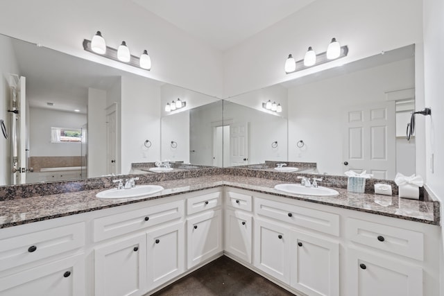 1226 Peden St, Houston, TX 77006 - bathroom featuring double vanity