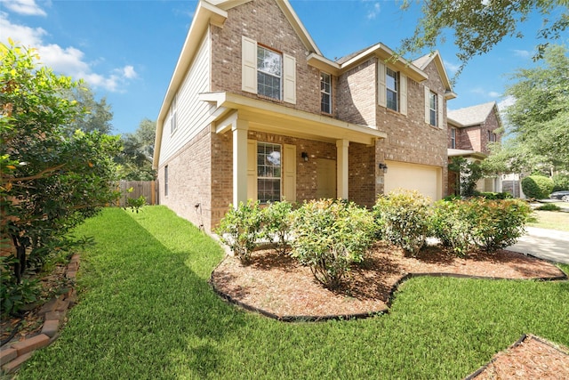 24526 Carlton Springs Ln, Katy, TX 77494 - traditional home featuring brick siding and a garage