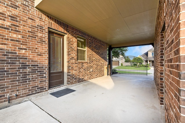 5702 Mustang Ridge Ln, Fulshear, TX 77441 - view of patio with a gate