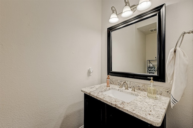 105 Checkerbloom Ct, Montgomery, TX 77316 - bathroom with vanity and a textured wall