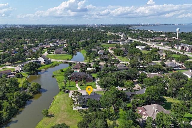 719 Fairfield St, Shoreacres, TX 77571 - view of property location featuring a large body of water and nearby suburban area