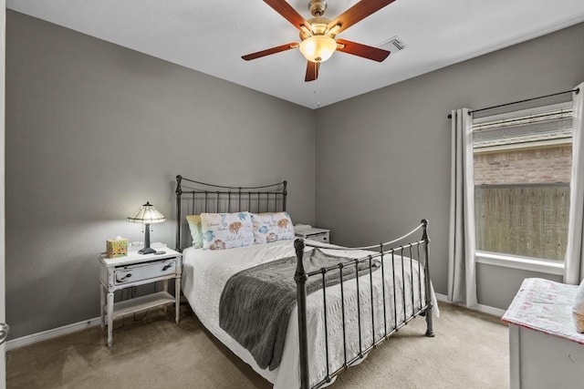 4510 Bonita Way, League City, TX 77573 - carpeted bedroom featuring baseboards and ceiling fan