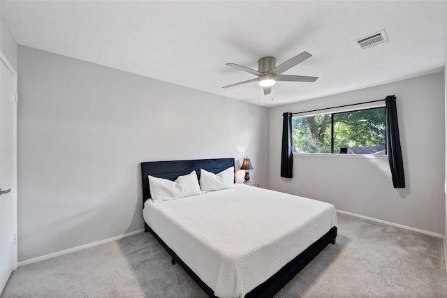 3707 Brook Shadow Dr, Houston, TX 77345 - carpeted bedroom with baseboards and ceiling fan