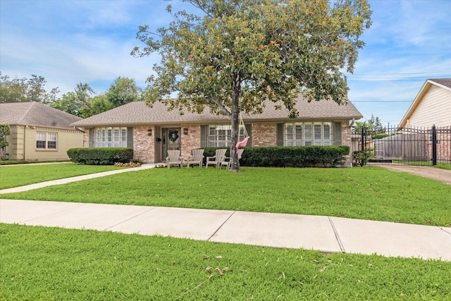 2910 Ann Arbor Dr, Houston, TX 77063 - ranch-style home featuring brick siding and a shingled roof