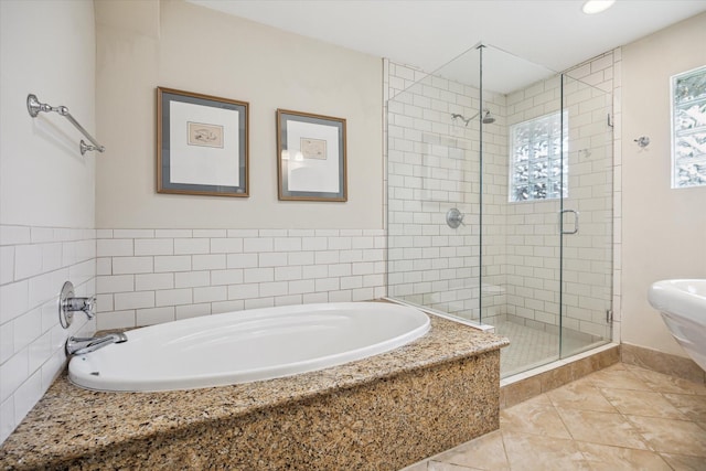 2910 Ann Arbor Dr, Houston, TX 77063 - bathroom with a shower stall and a bath