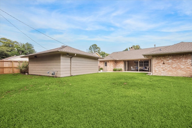 2910 Ann Arbor Dr, Houston, TX 77063 - rear view of property featuring a patio and brick siding