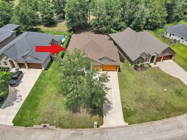 4792 W Fork Blvd, Conroe, TX 77304 - aerial view of residential area