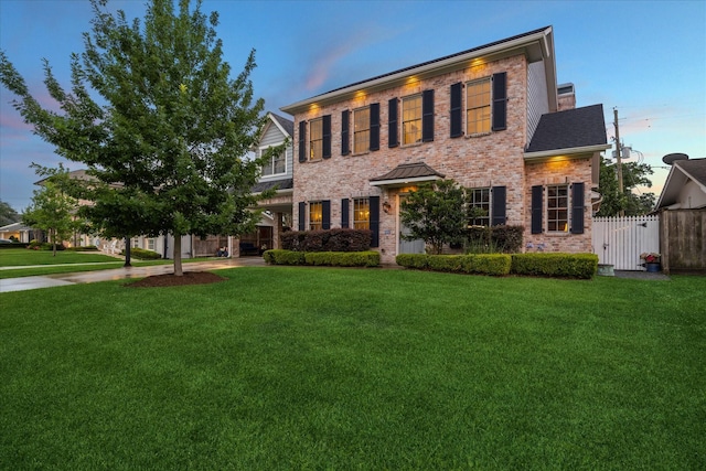 6225 Piping Rock Ln, Houston, TX 77057 - view of front of home with brick siding and a gate