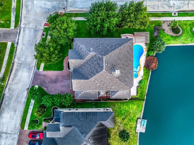 17862 Camp Cove Dr, Cypress, TX 77429 - aerial view of a pool