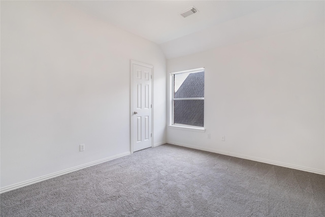14339 Tasmania Ct, Sugar Land, TX 77498 - carpeted spare room featuring baseboards and vaulted ceiling