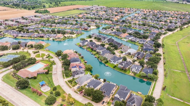 14339 Tasmania Ct, Sugar Land, TX 77498 - aerial perspective of suburban area with a large body of water