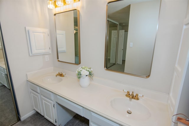 17647 Seven Pines Dr, Spring, TX 77379 - full bathroom featuring double vanity