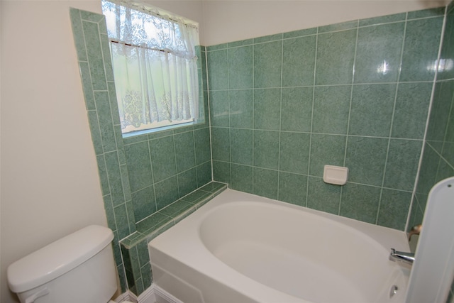17647 Seven Pines Dr, Spring, TX 77379 - bathroom with a tub to relax in and toilet