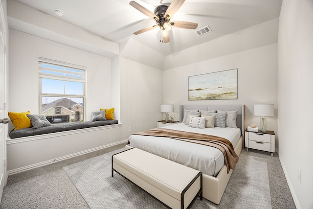 142 Sunray Creek Dr, Katy, TX 77493 - carpeted bedroom with baseboards and ceiling fan