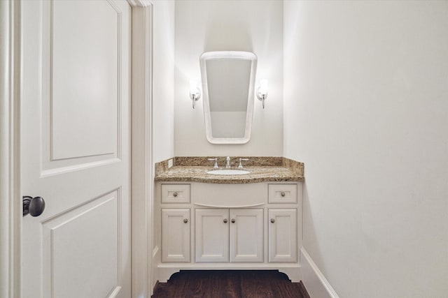 3423 Ella Lee Ln, Houston, TX 77027 - bathroom with vanity and baseboards