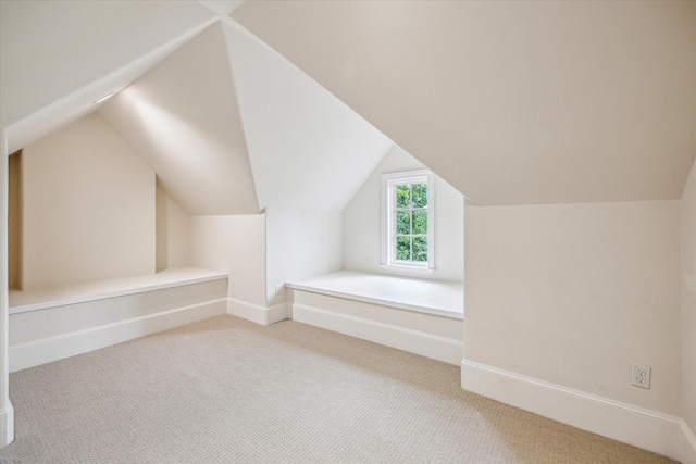 3423 Ella Lee Ln, Houston, TX 77027 - additional living space with carpet floors, vaulted ceiling, and baseboards