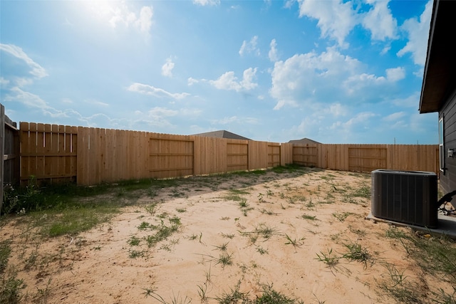 5819 Grantgrala Dr, Katy, TX 77493 - fenced backyard with central AC